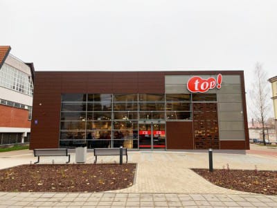 PARDUOTUVĖS TINKLAS "TOP" - Cesis - parduotuvės įrangos pristatymas ir montavimas 9